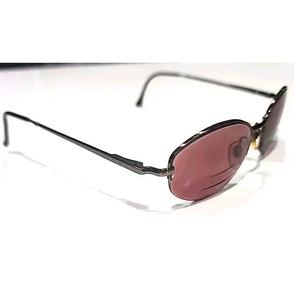 Emporio Armani 080 1021 No Lenses Small Brown Oval Eyeglasses Frame 49-21 135 - Picture 3 of 8